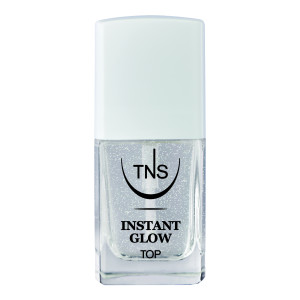Top Coat per unghie con microparticelle iridescenti Istant Glow TNS 10 ml