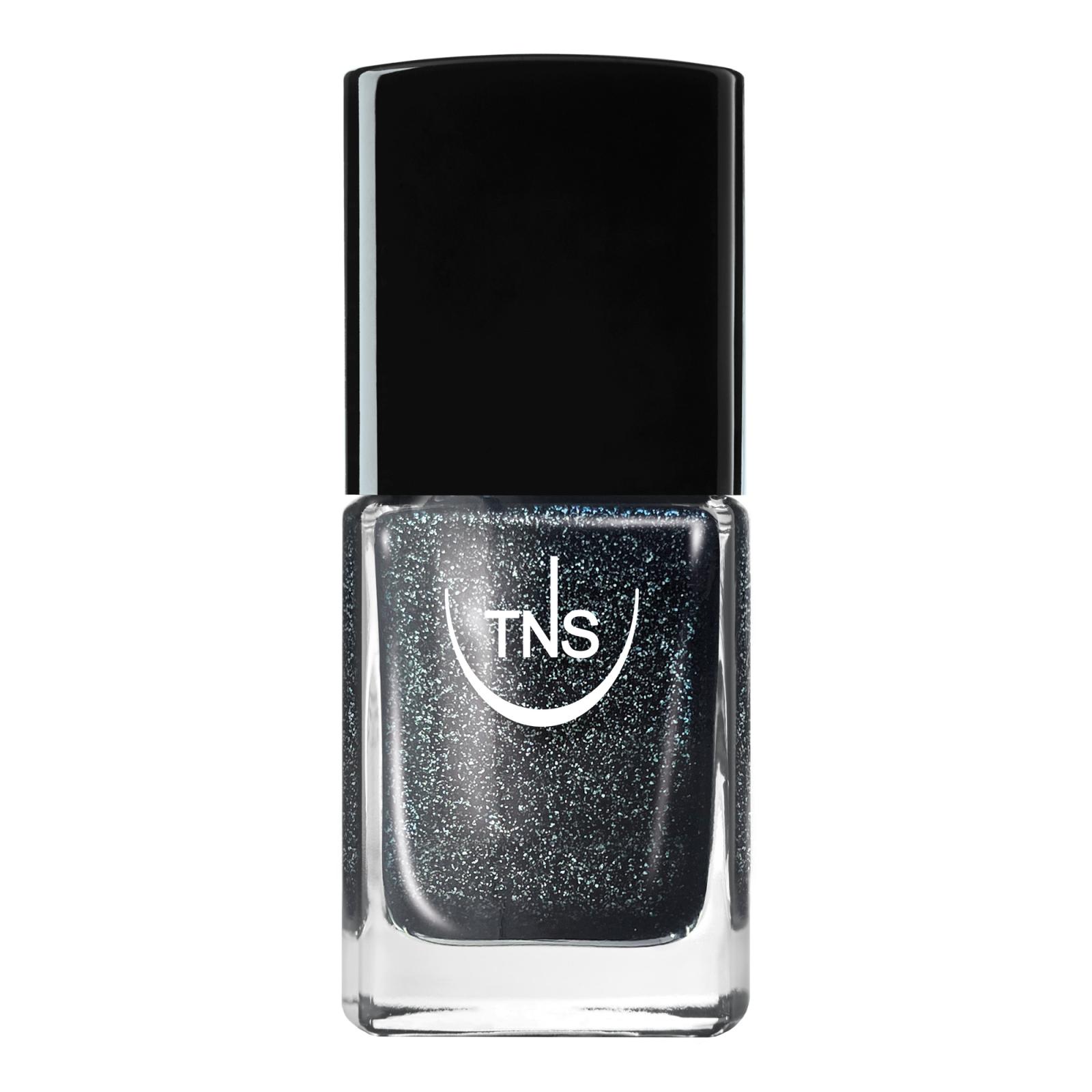 Esmalte Midnight Spark negro con purpurina 10 ml TNS
