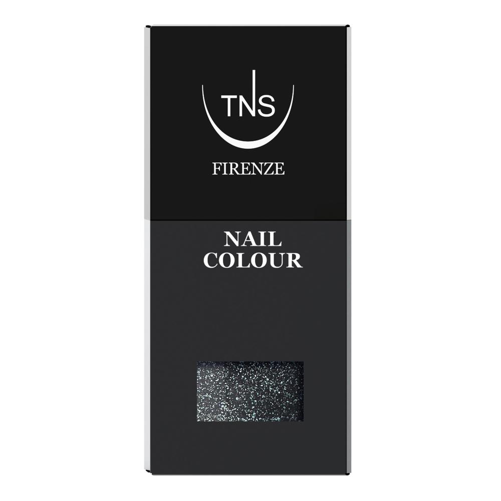 Esmalte Midnight Spark negro con purpurina 10 ml TNS