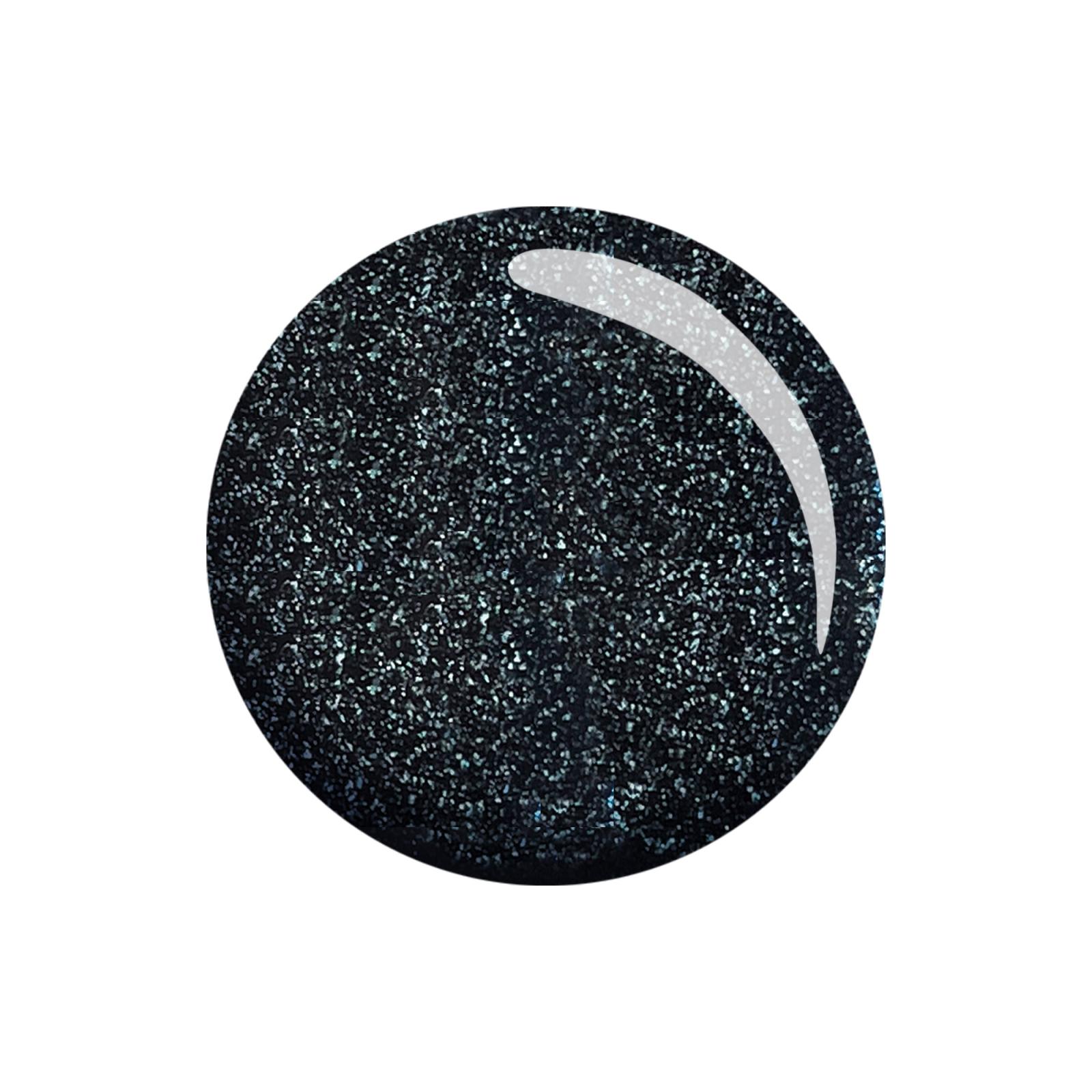 Esmalte Midnight Spark negro con purpurina 10 ml TNS
