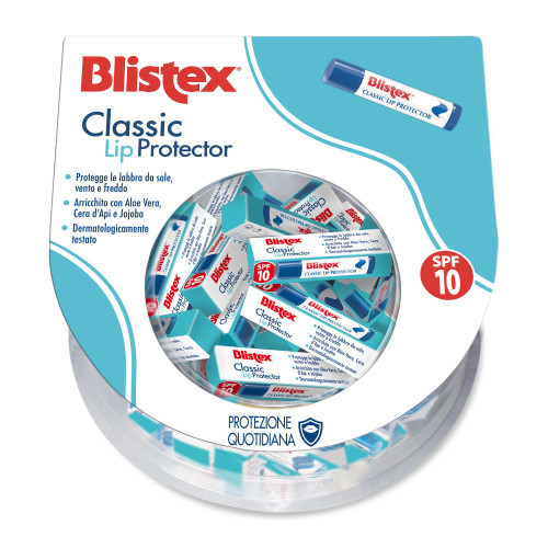 Présentoir Blistex Stick à Lèvres Classic Protecteur des lèvres Hydratant et protecteur 24 pièces
