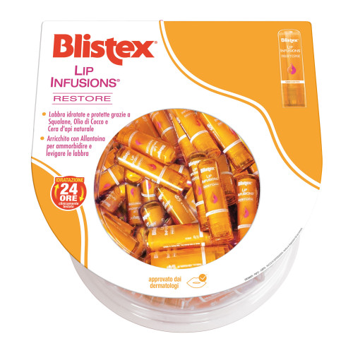Blistex Lip Infusions Restore moisturising and protective stick Display 24 pcs