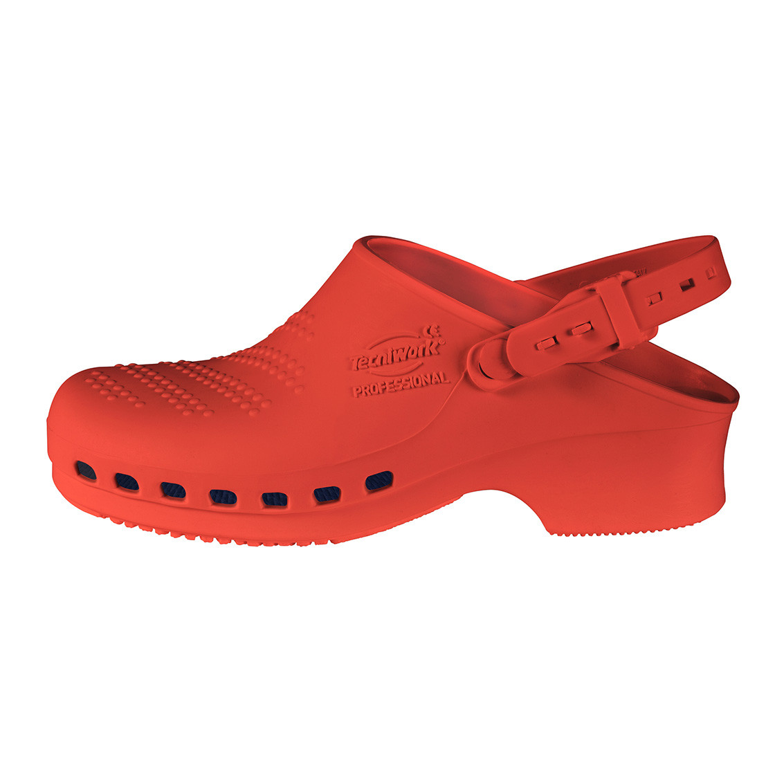 Professional sanitary clogs red