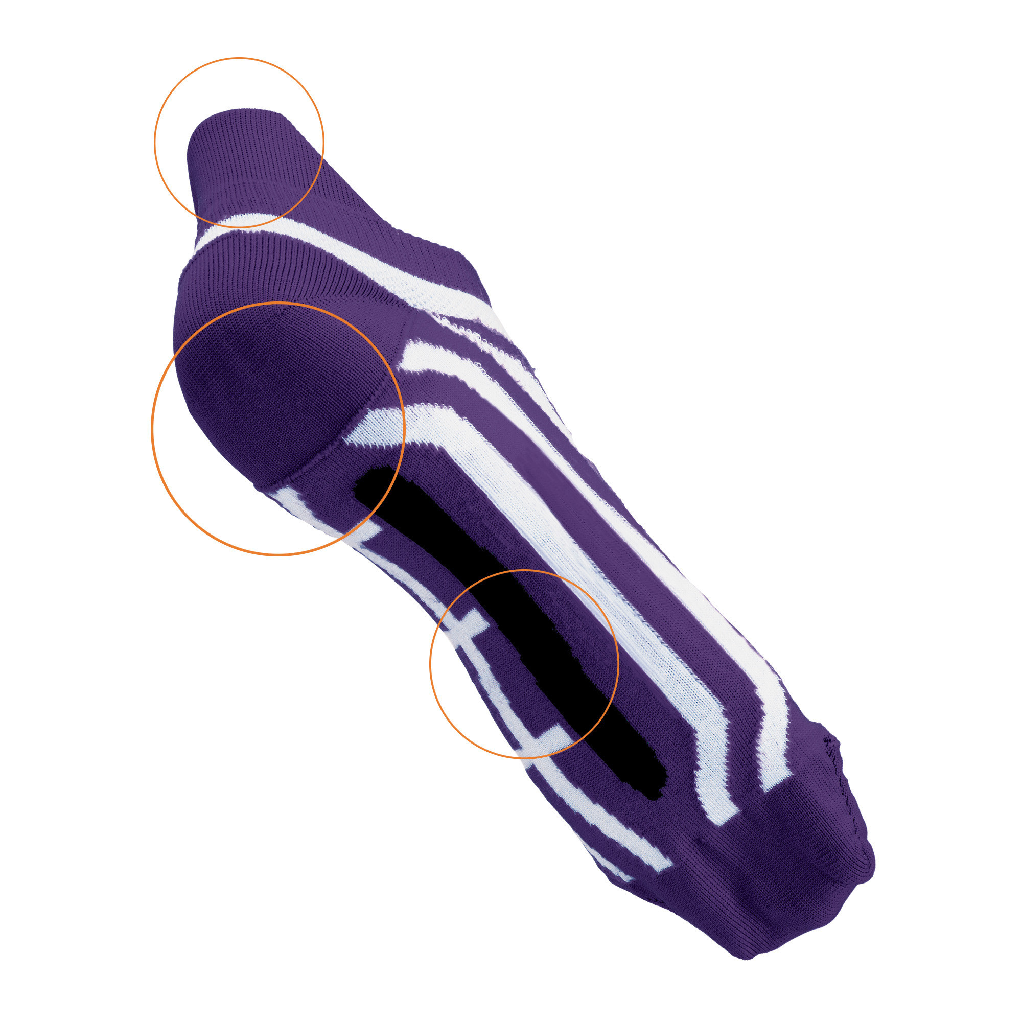 Chaussettes techniques Professional Taille Large violet