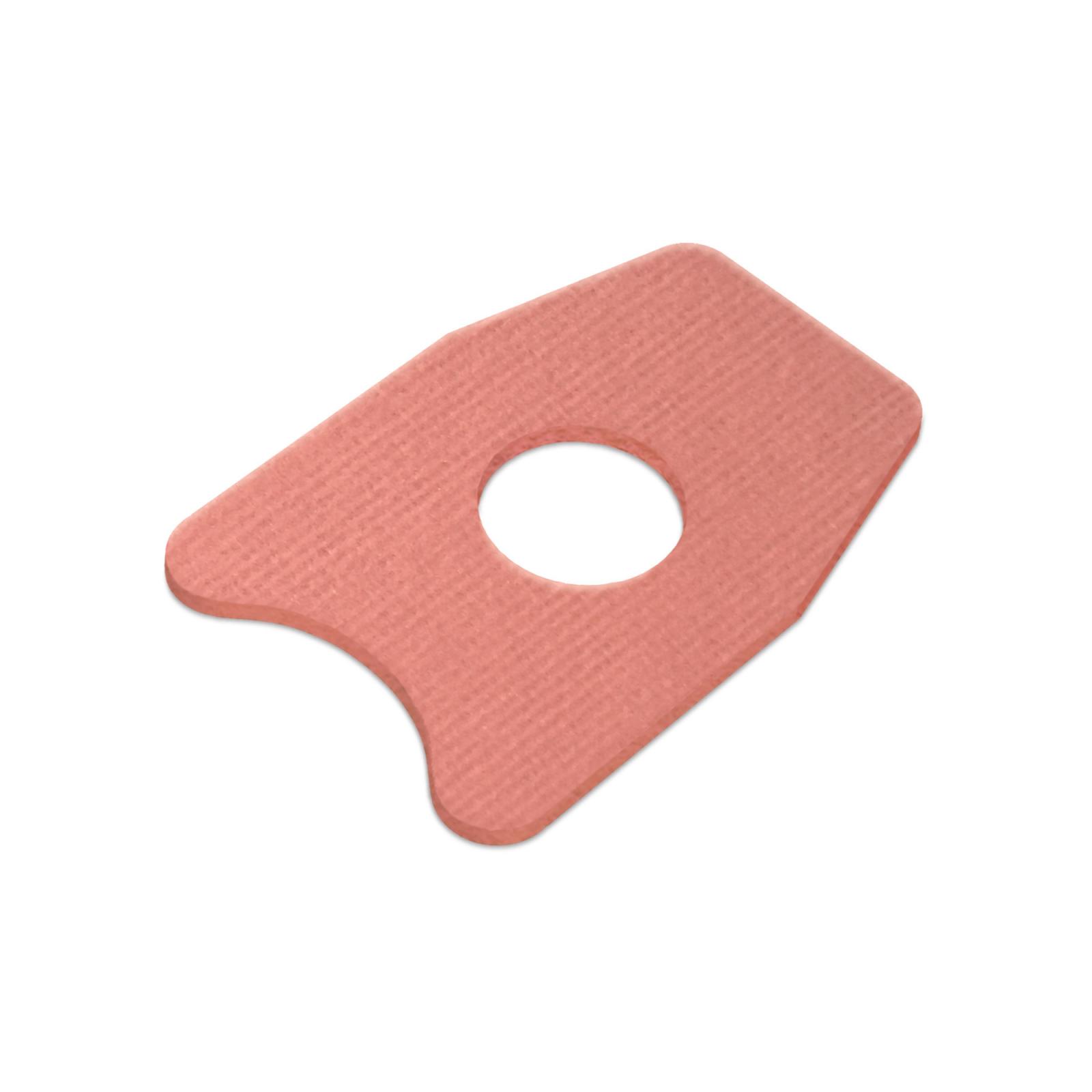 Protectores de algodón para los dedos de los pies con orificio central
