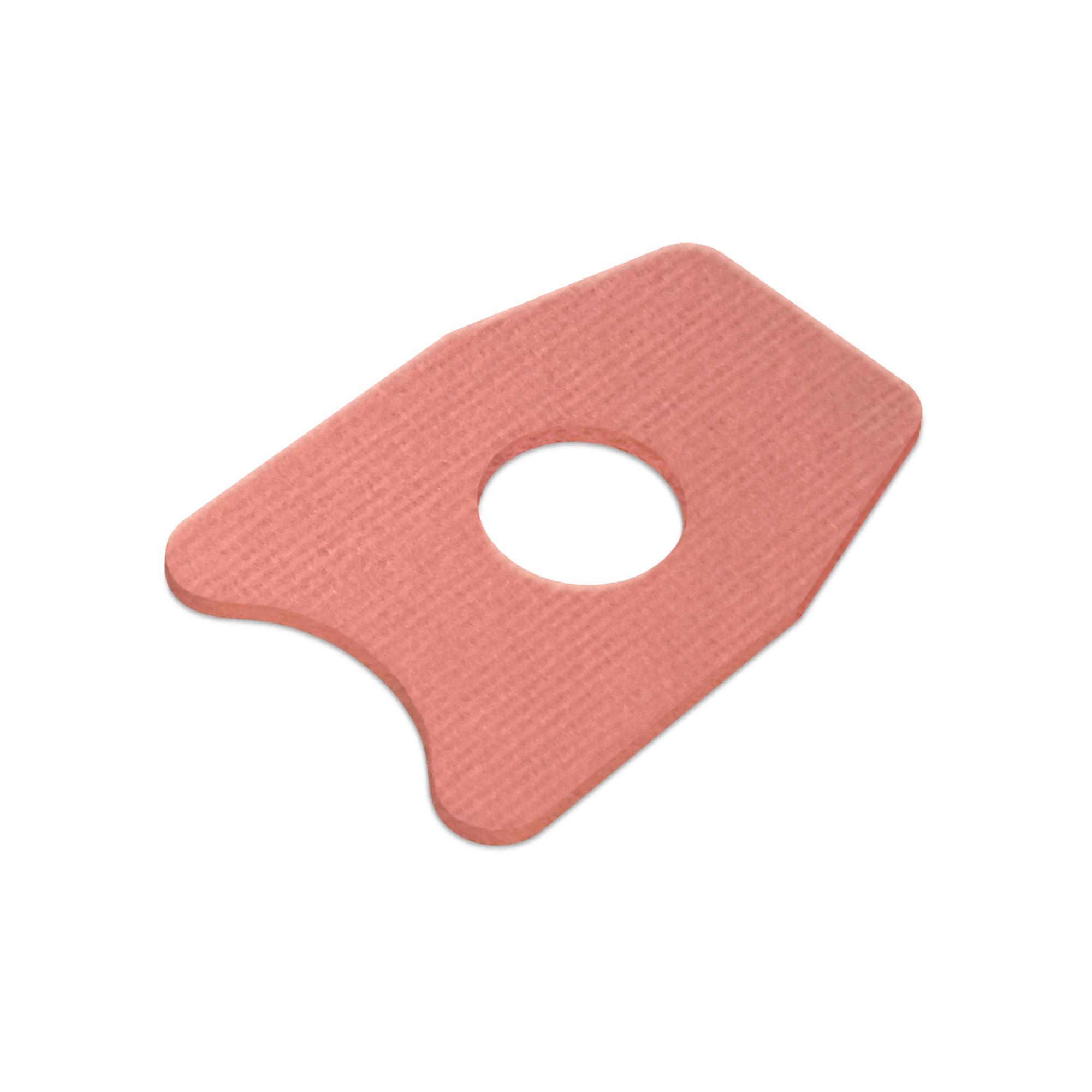 Protectores de algodón para los dedos de los pies con orificio central