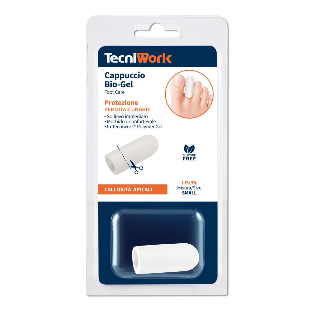 Bio-Gel Zehenschutz aus transparentem Tecniwork® Polymer Gel