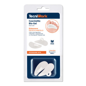 Bio-Gel hammer toe cushion in trasparent Tecniwork Polymer Gel