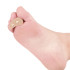 Cuscinetto per dita del piede rivestito in pelle scamosciata 1 paio