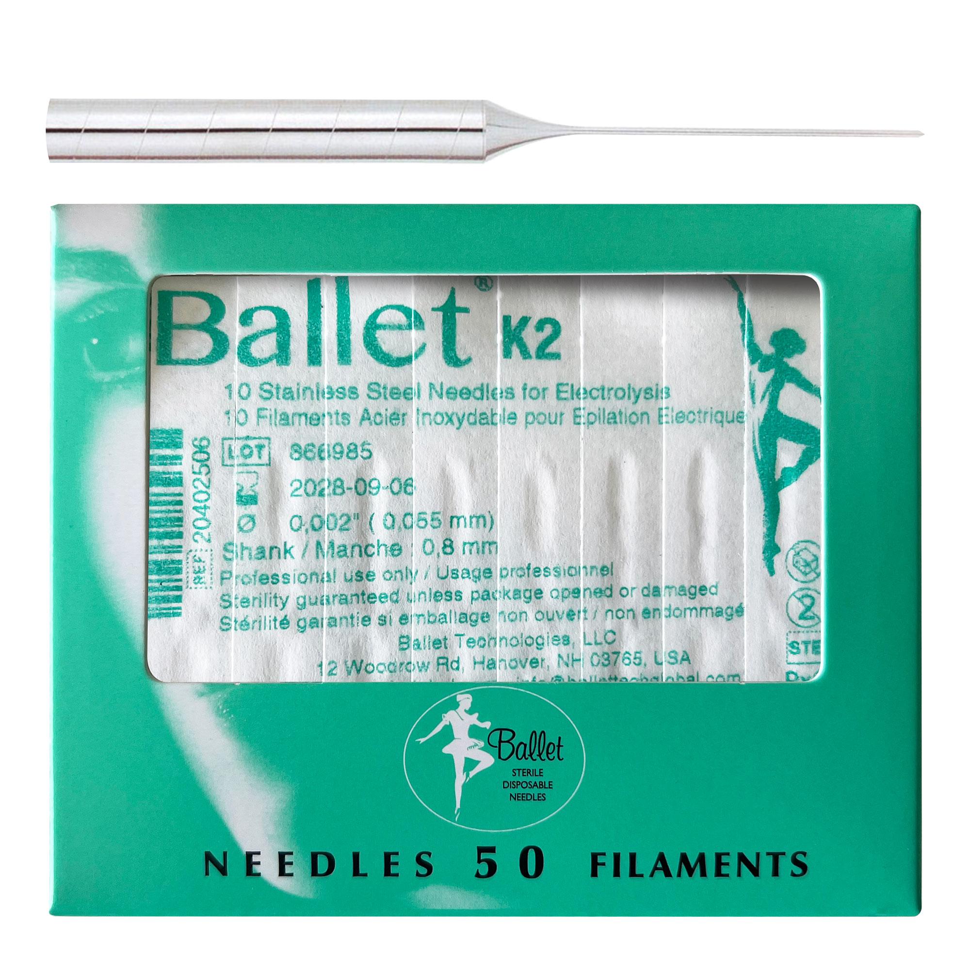 Ballet Nadel aus rostfreiem Stahl für Elektroepilation
