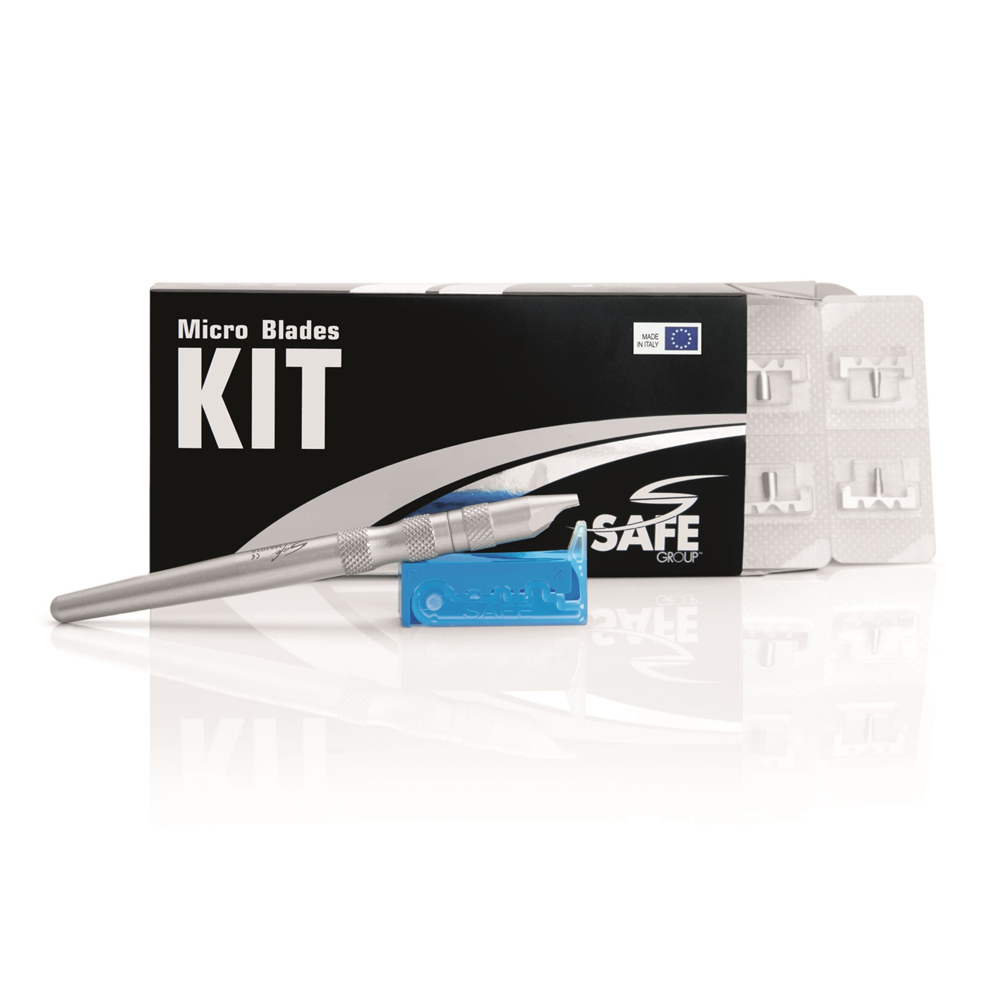 Aluminium und Microblade Safe-Griff-Set