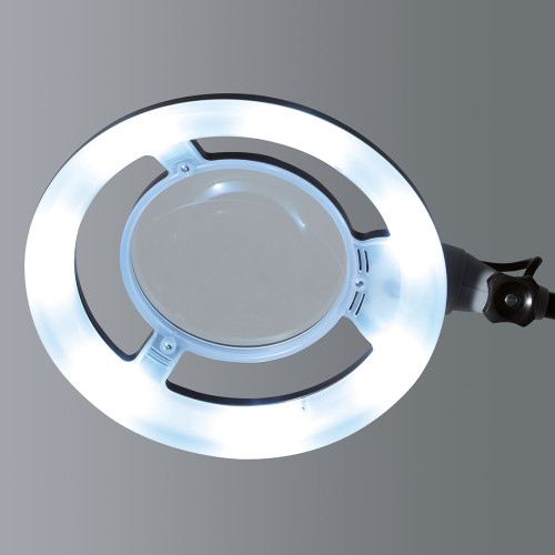 Lampada Afma Starled con luce a Led e lente di ingrandimento a 3 diottrie bianca