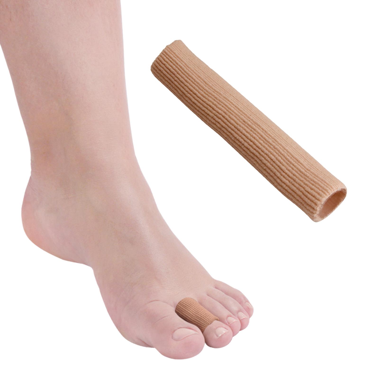 Protección tubular para los dedos de los pies en tejido y Tecniwork Polymer Gel.