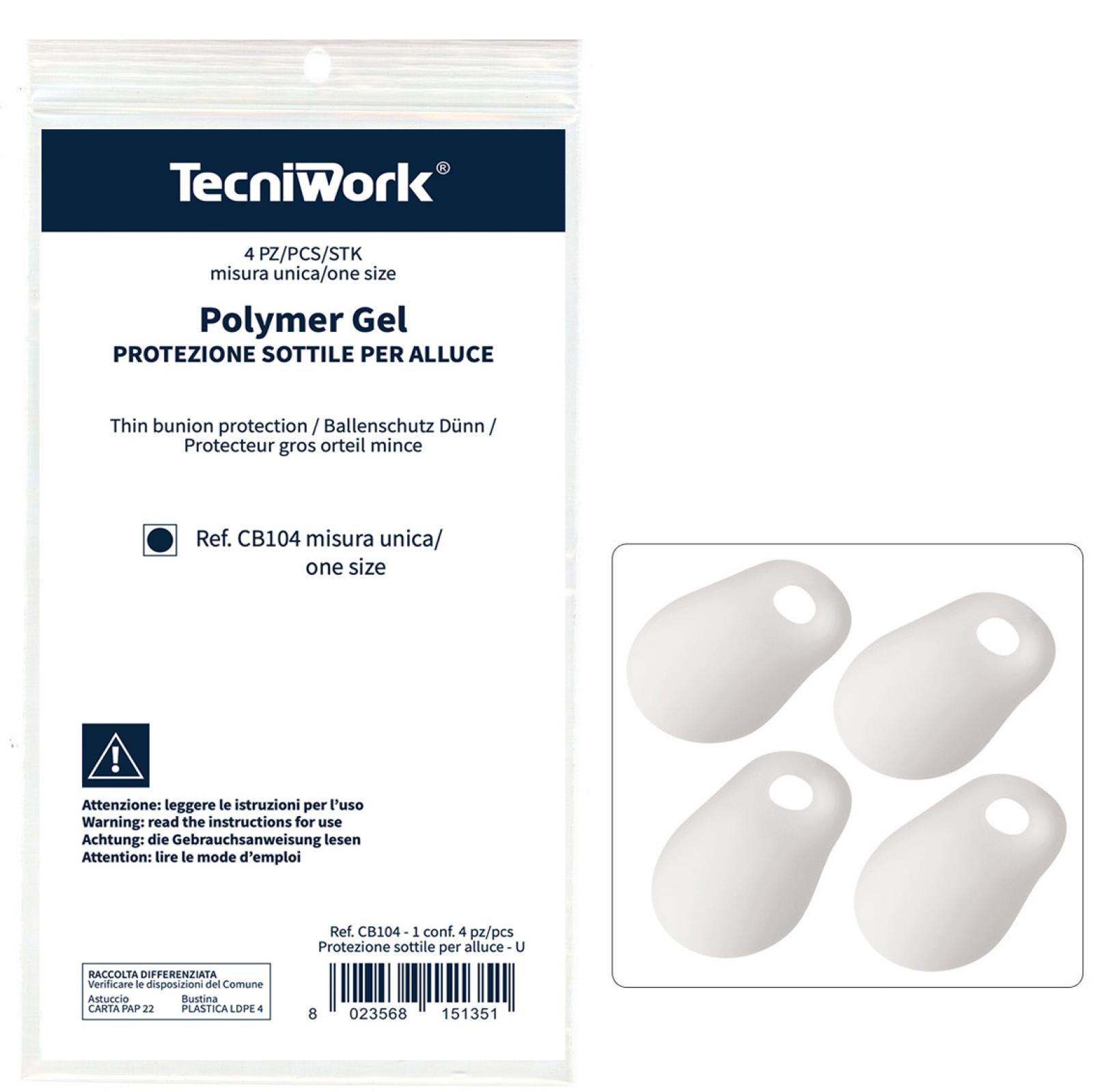 Tecniwork Polymer Gel protection gros orteil mince