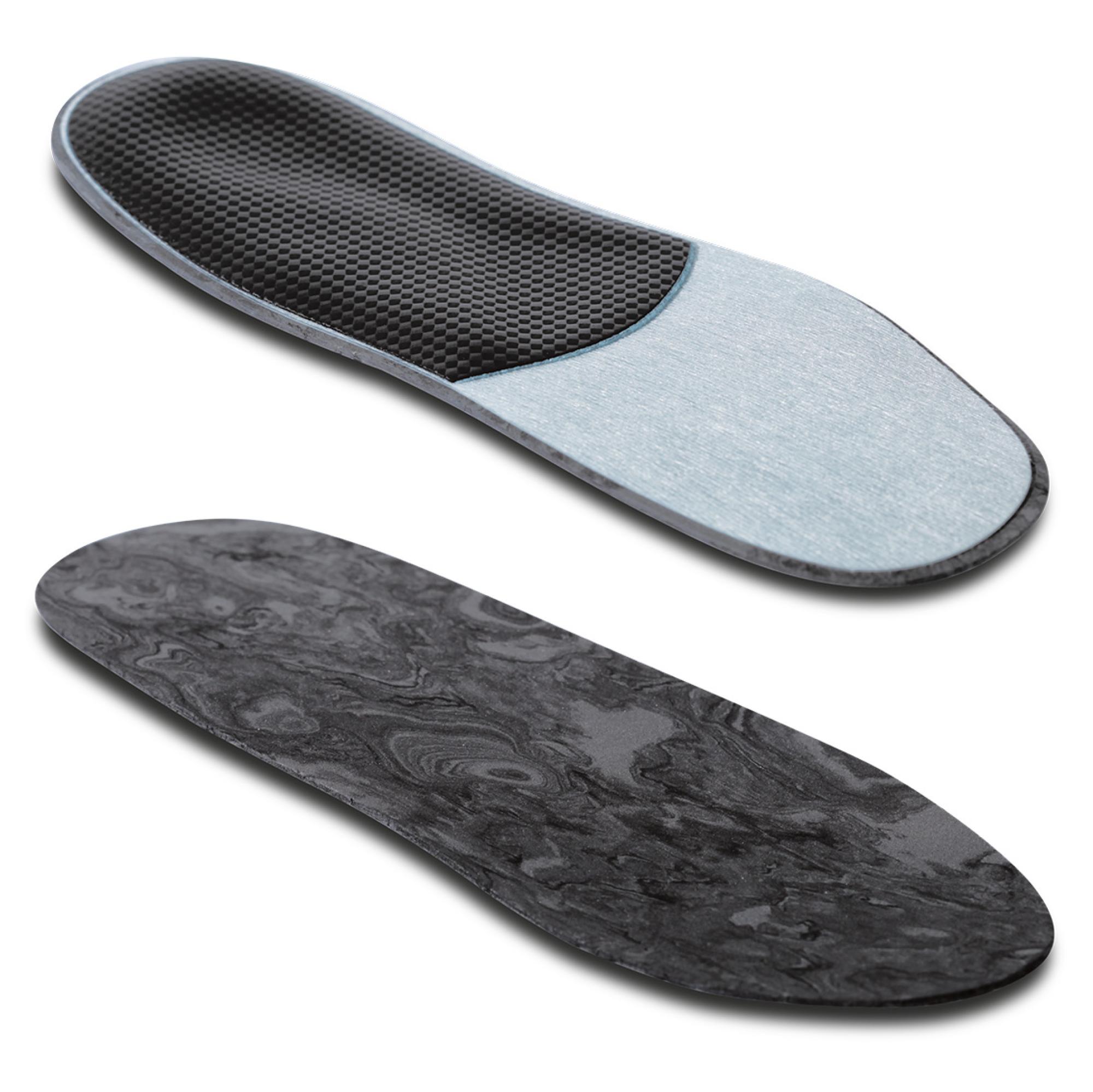 Insoles for flat and valgus foot to be thermoformed
