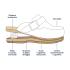 Relax clogs closed with spring white