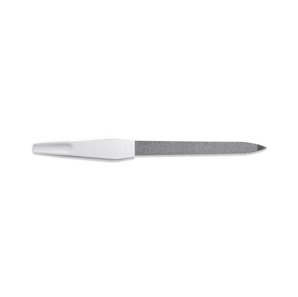 Professional diamond file with plastic handle and Zafiro steel tip 15 cm