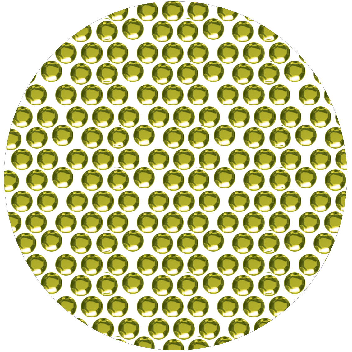 Strass rond vert clair 100 pcs