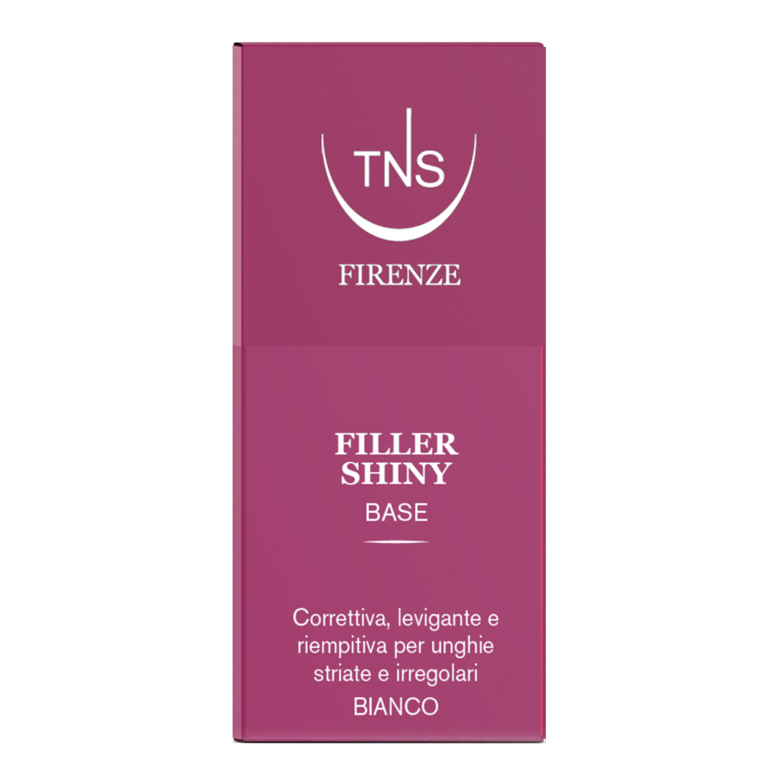 TNS Filler Shiny White smoothing white nail polish base 10 ml