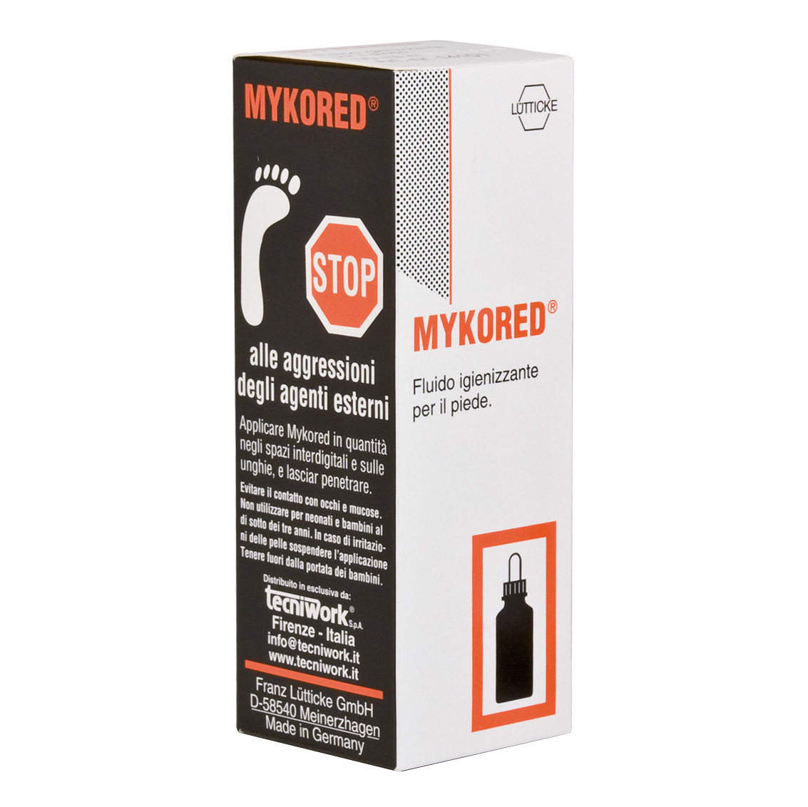 Hygienizing and deodorising droplet fluid for skin and toenails Mykored 50 ml