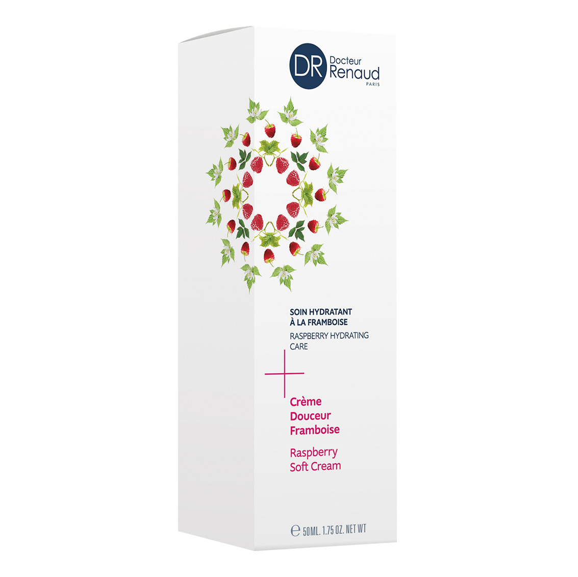 Crème hydratante à la framboise 50 ml