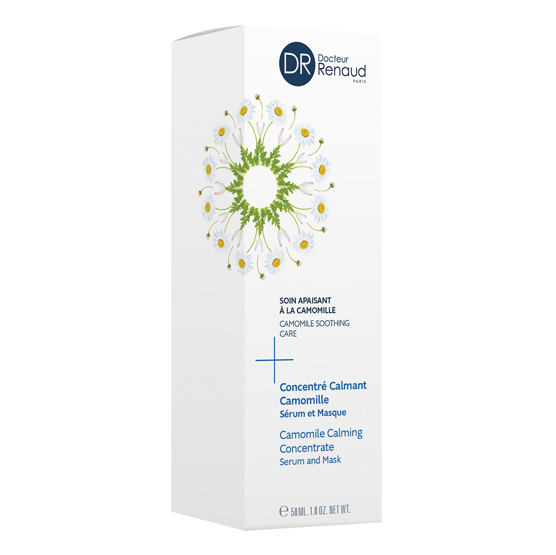 Concentré de camomille calmant 50 ml - Sérum et masque gel 2 en 1