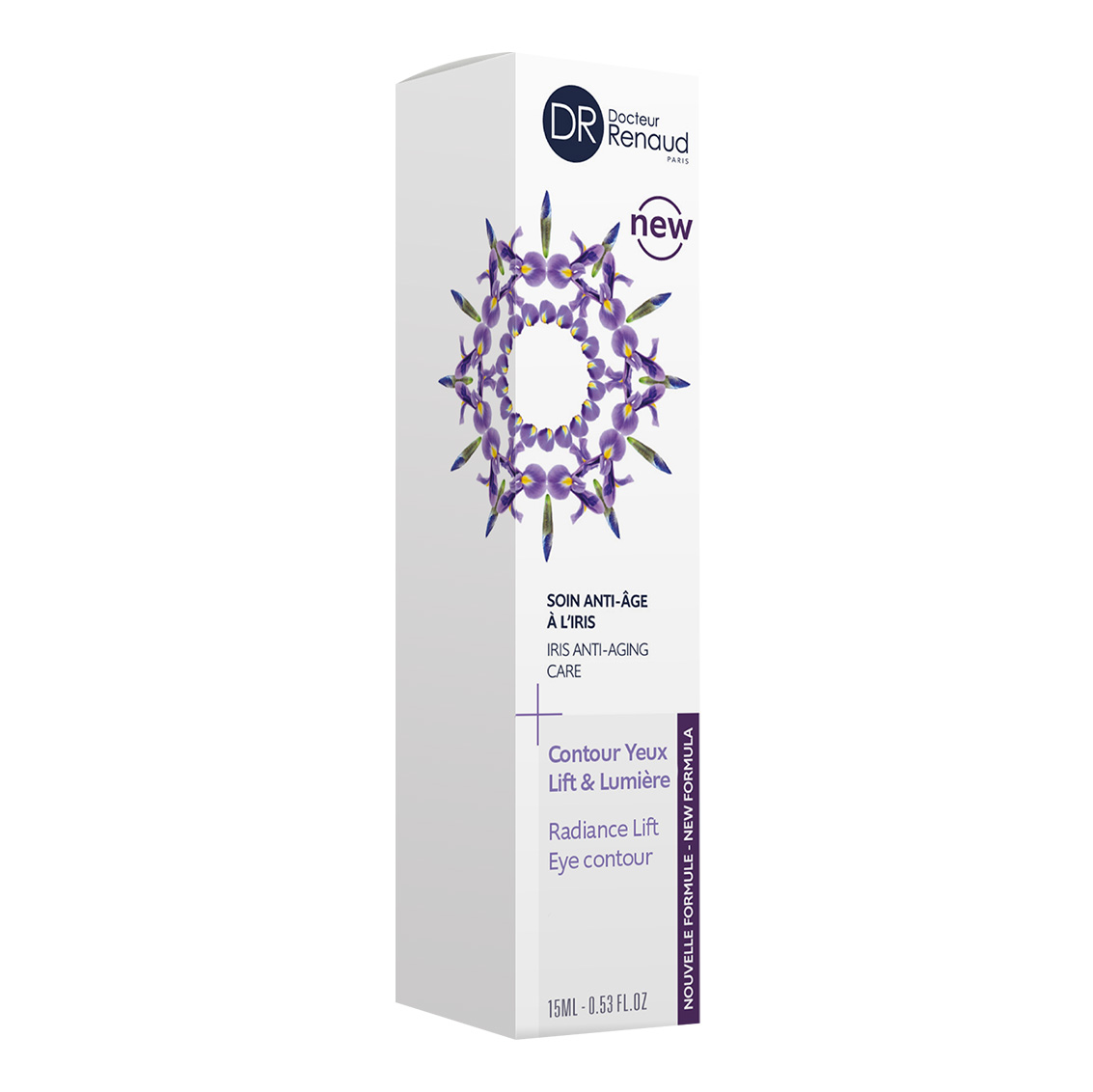 Glattende und erhellende Augenkonturcreme mit Iris 15 ml - Anti Age