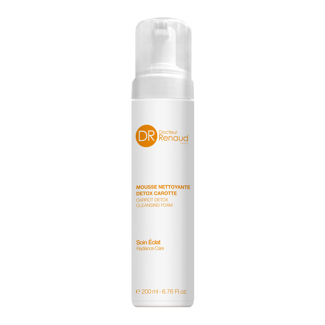 Mousse Detergente e Detossinante alla Carota 200 ml