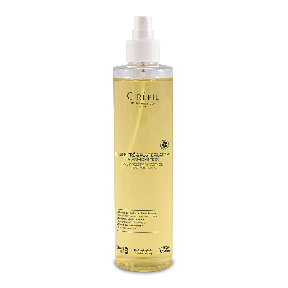 Moisturising pre and post epilation oil 250 ml