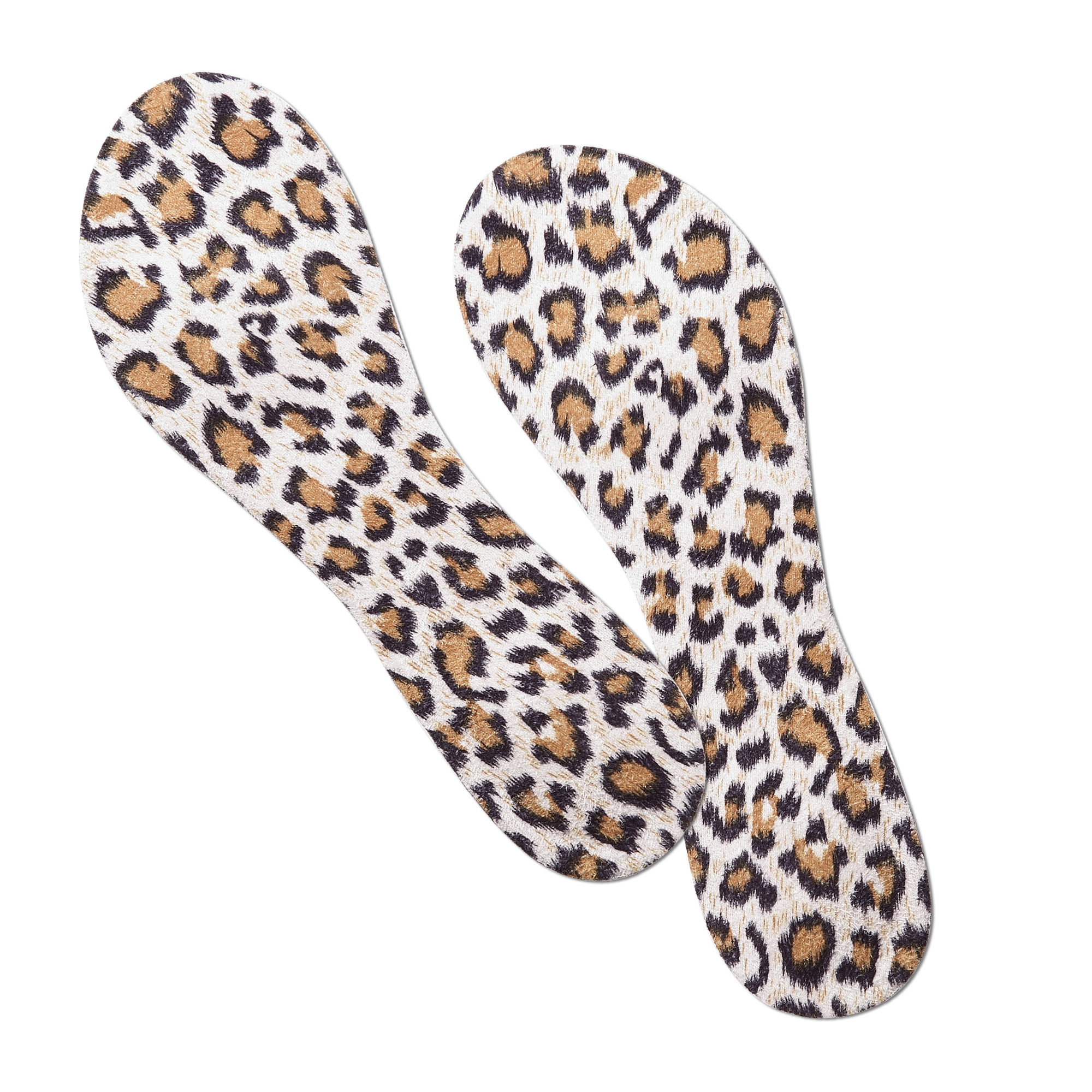 Solette ¾ in schiuma fantasia Leopard Night and Day Espositore da 6 paia