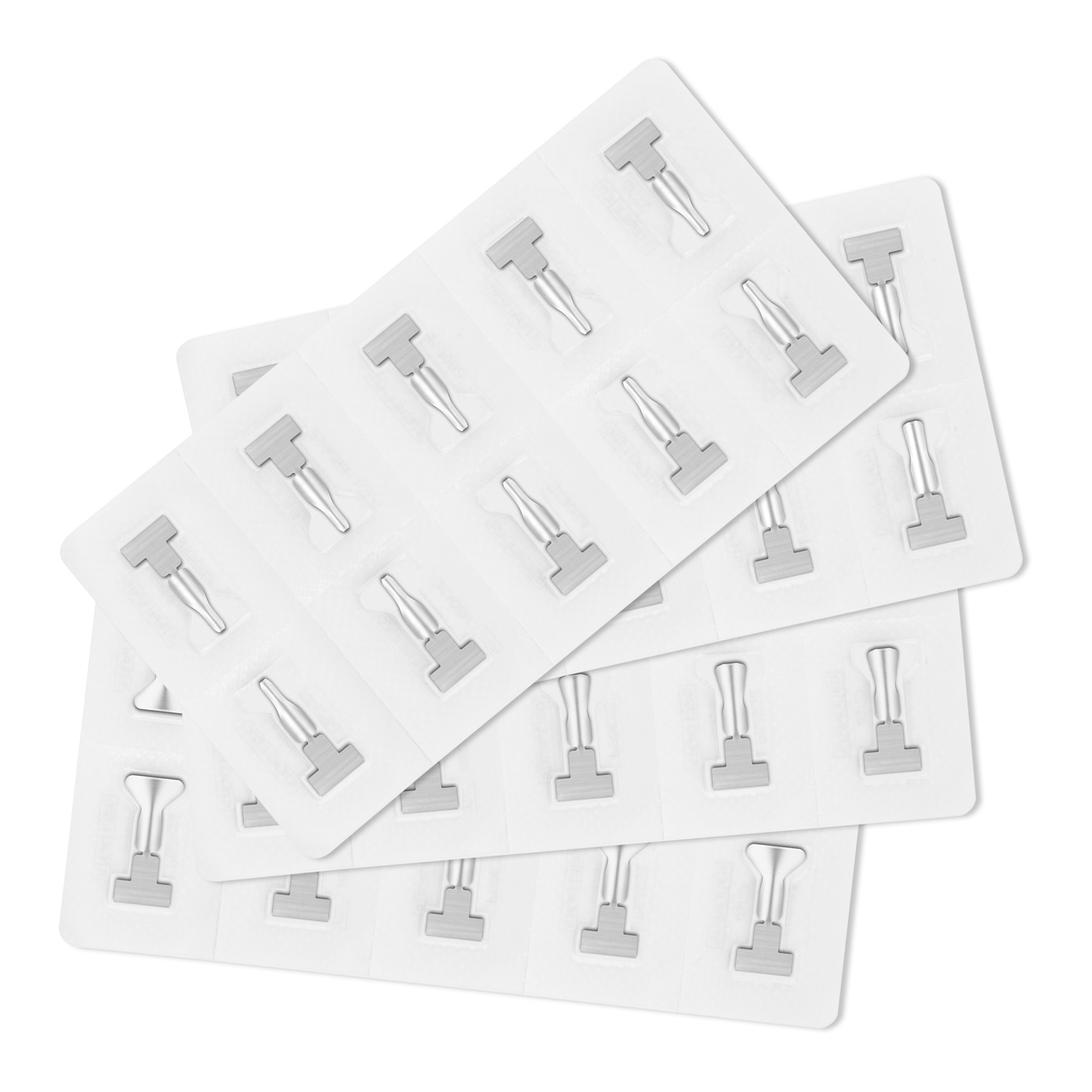 Professional single sterile disposable microblades Secure Lock mixed sizes 40 pcs