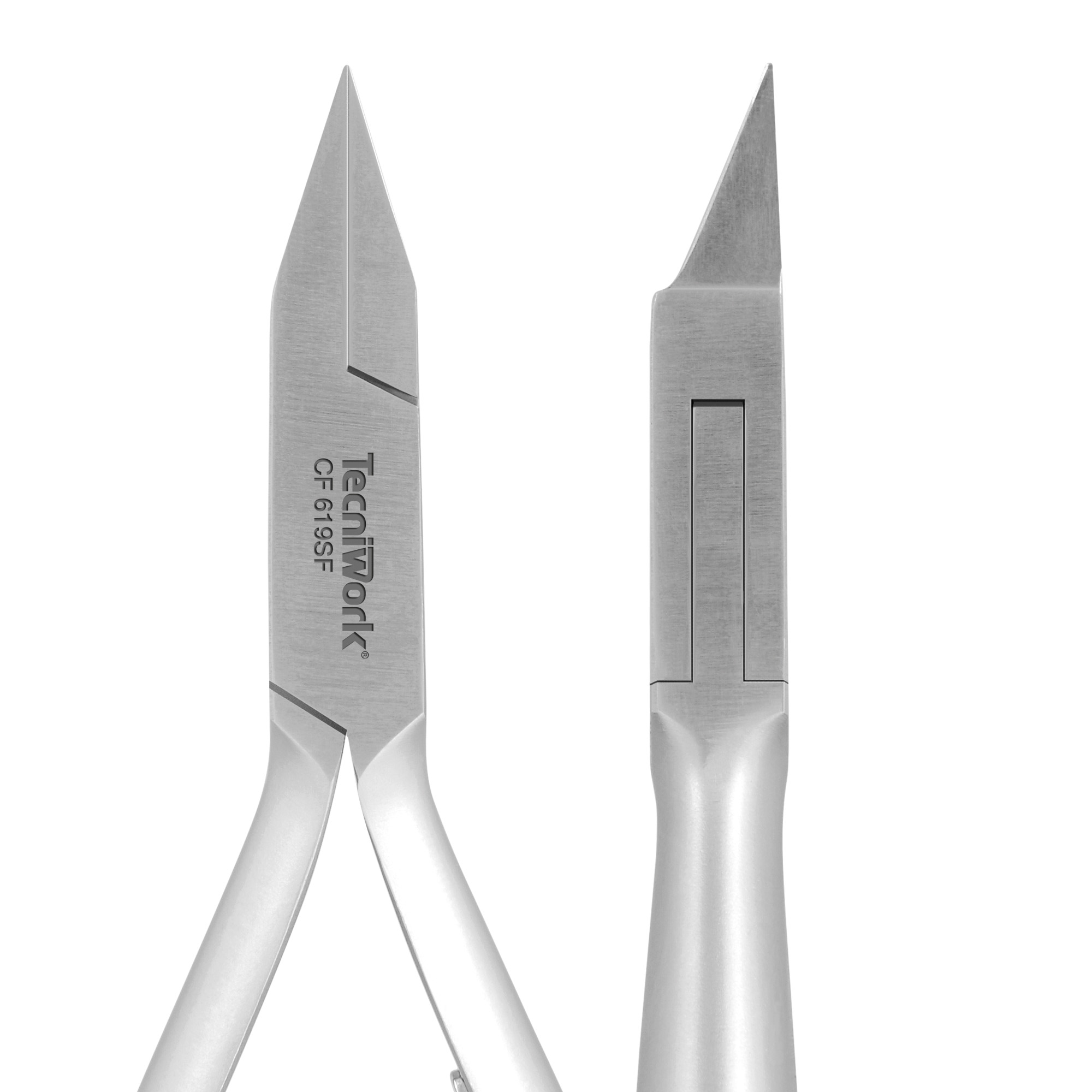 Professional nail nippers straight jaw cut 17 mm