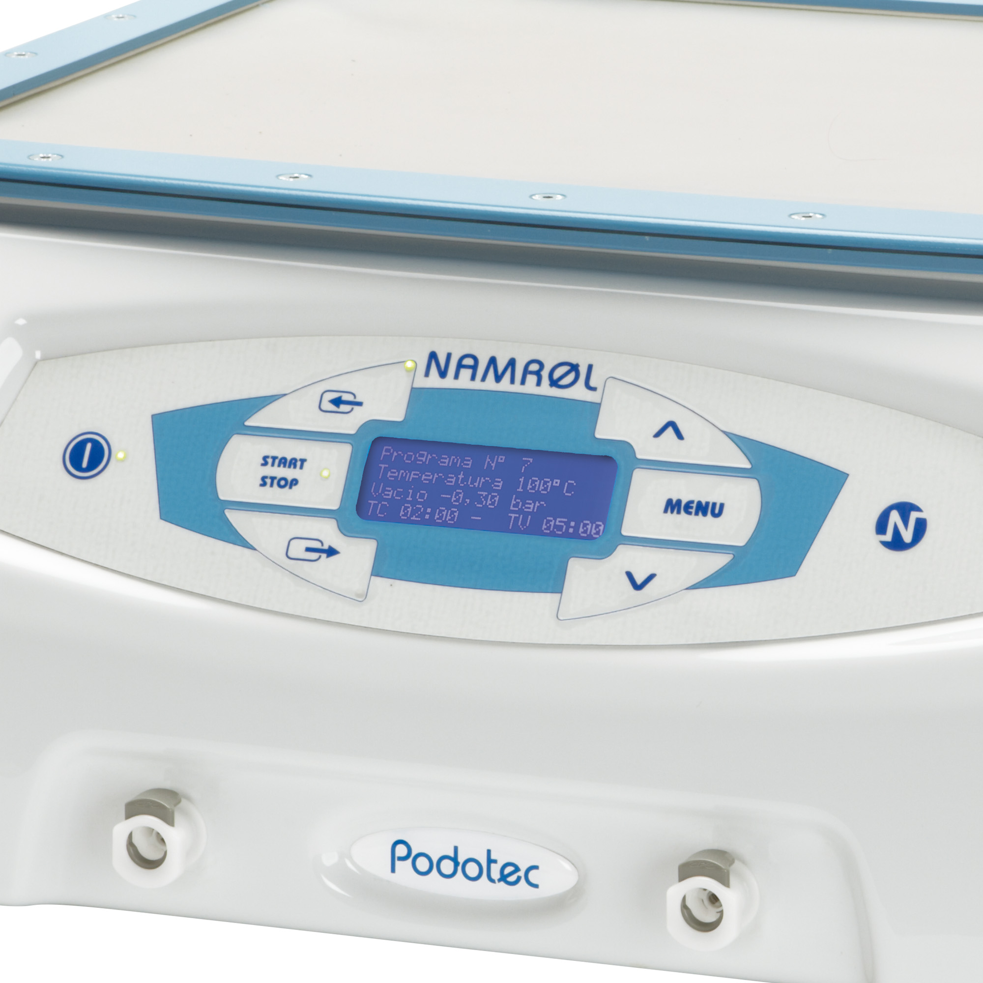 Machine de thermoformage numérique avec pédale, pompe à vide et grande surface de travail Podotec