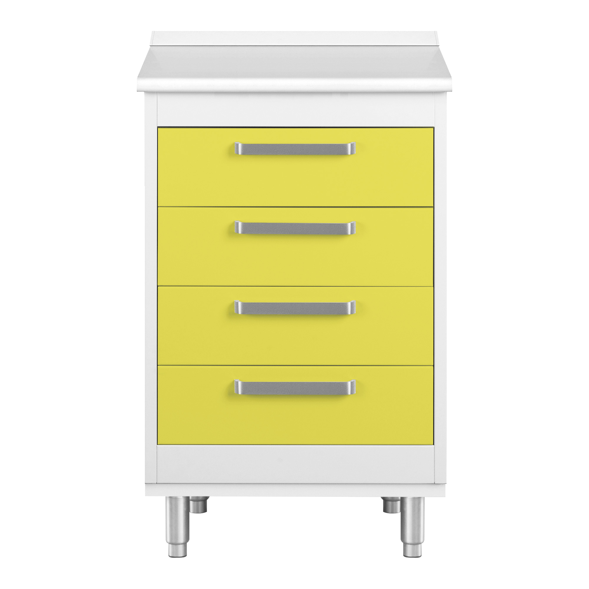 Module with 4 drawers and feet