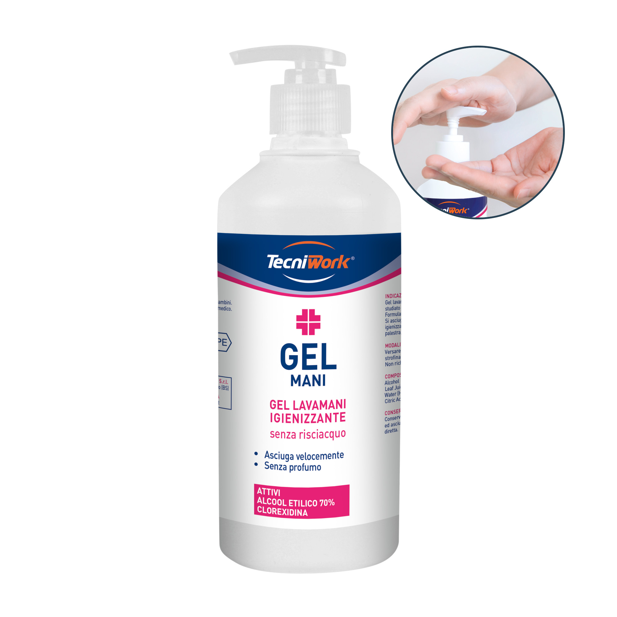 Hand sanitizing gel 400 ml