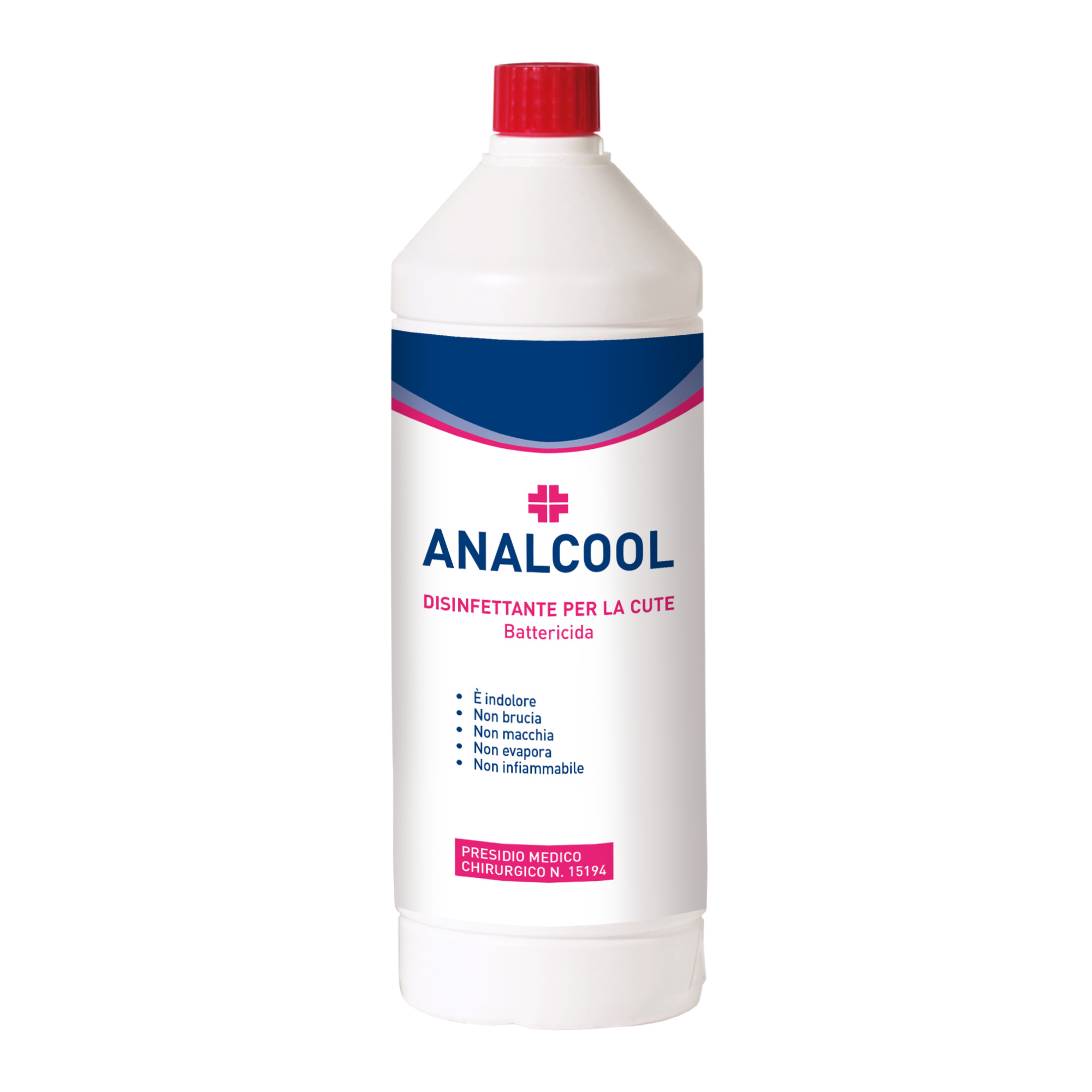 Disinfettante per la cute senza alcool Analcool 1 l