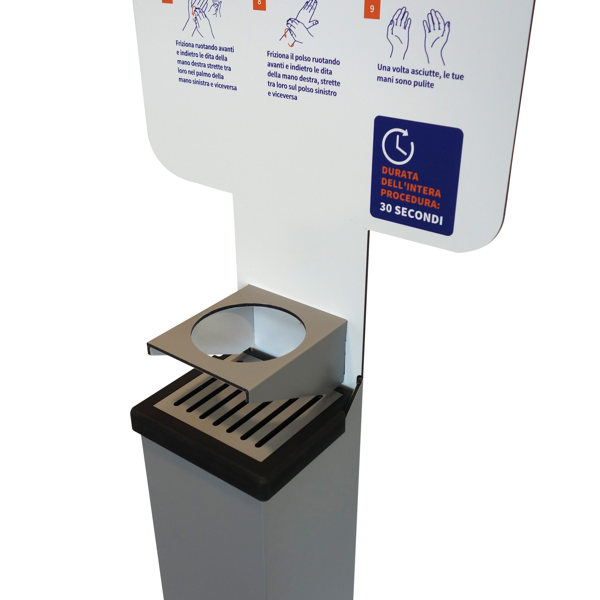 Hand sanitizing station with Hand Gel Dispenser