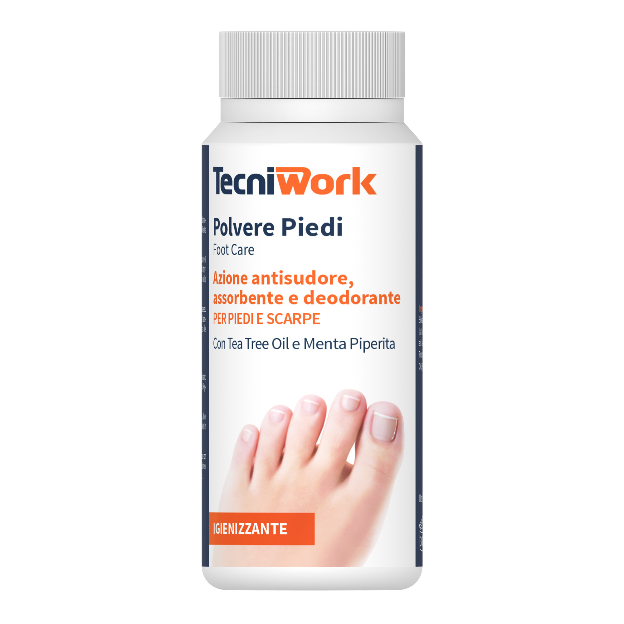 Sanitising, deodorising, absorbent and refreshing foot powder 75 g