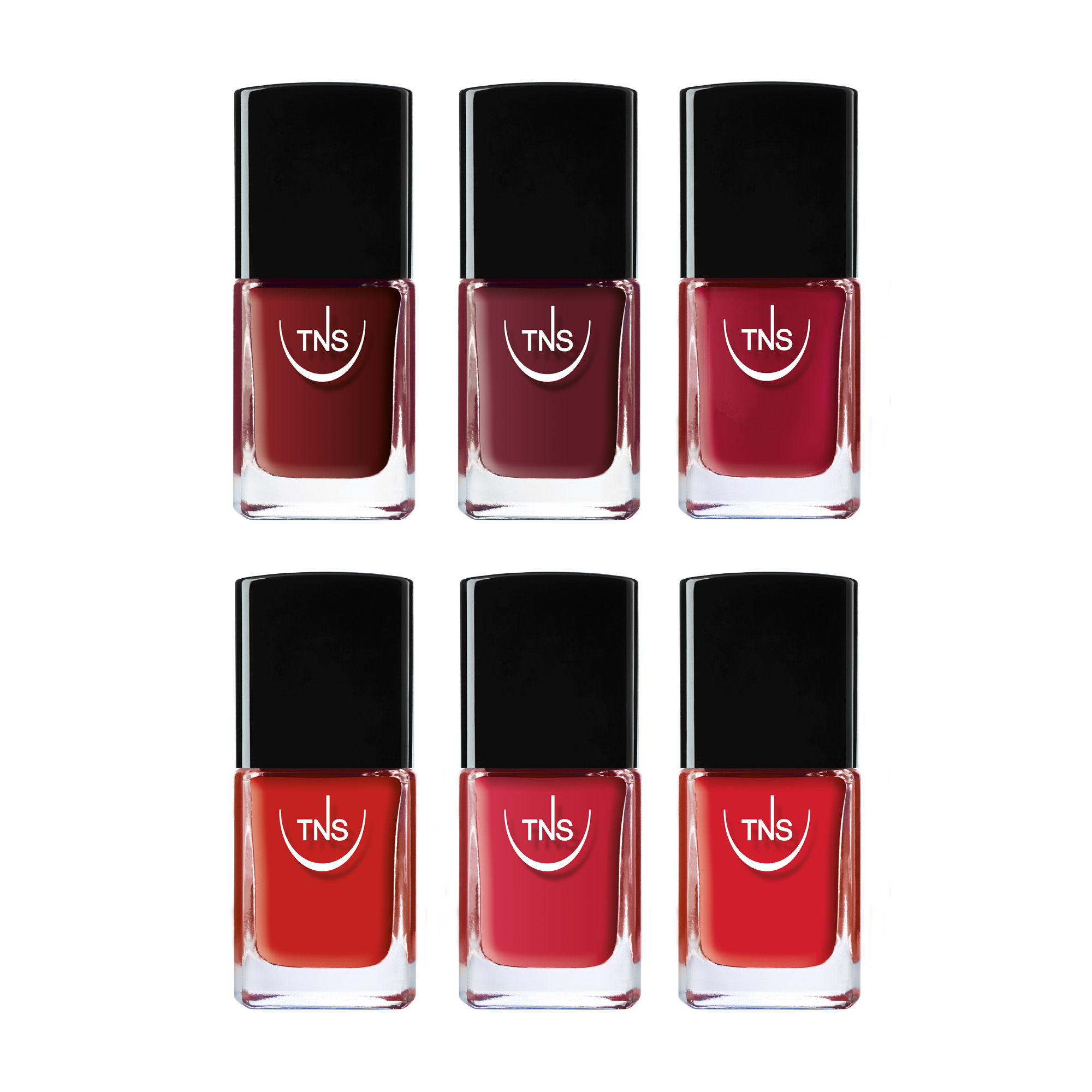 Vernis à ongles rouges TNS Icons Présentoir de 18 + 6 pièces