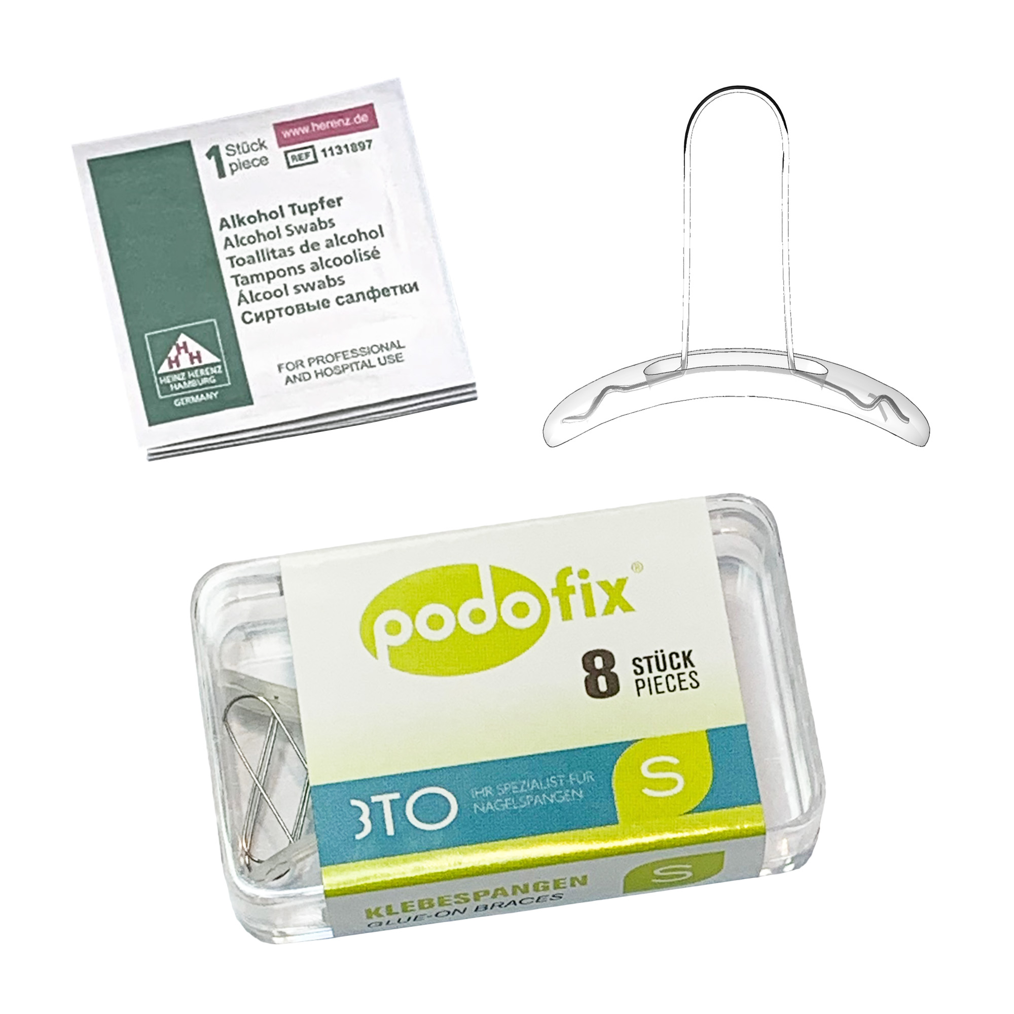 GRAFFE PODOFIX -S- 8PZ + GARZA ALC.