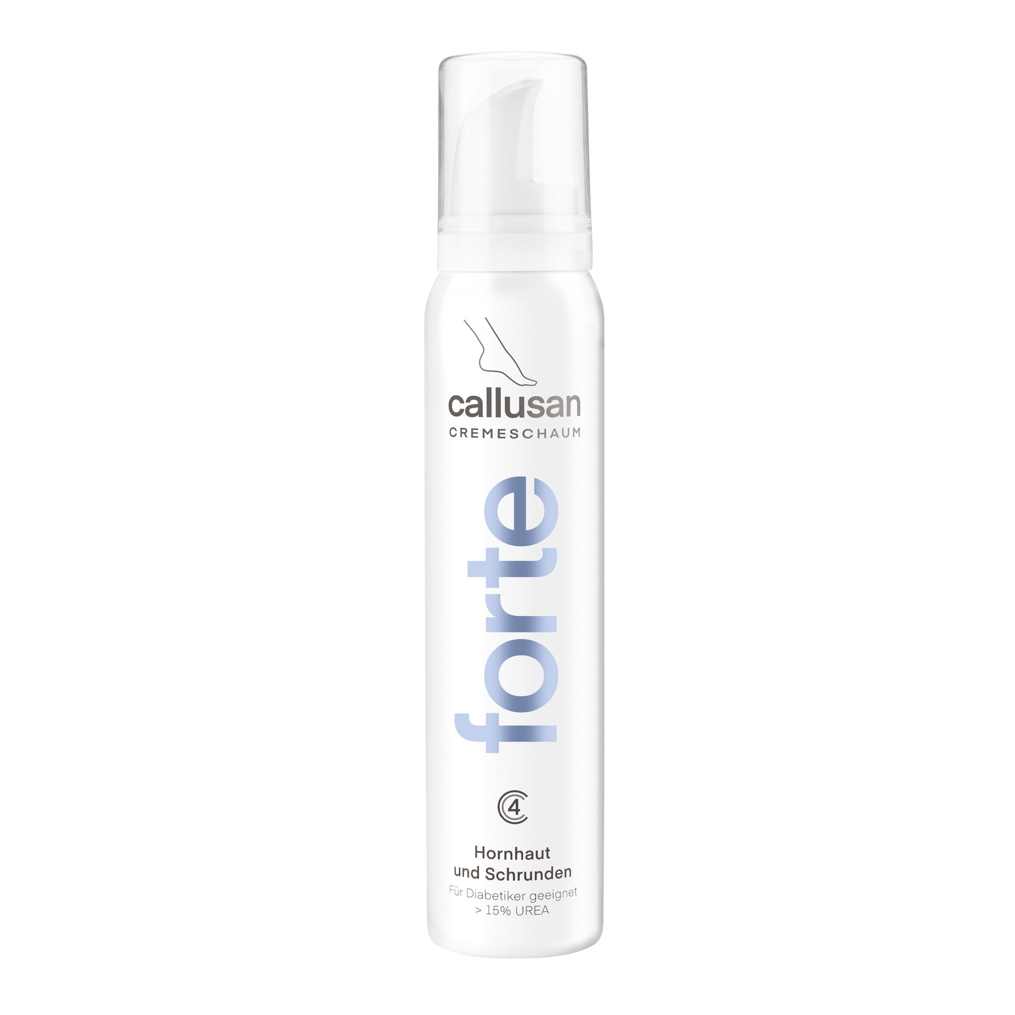 Mousse intensive pour pieds calleux et épaissis Callusan Forte 125 ml