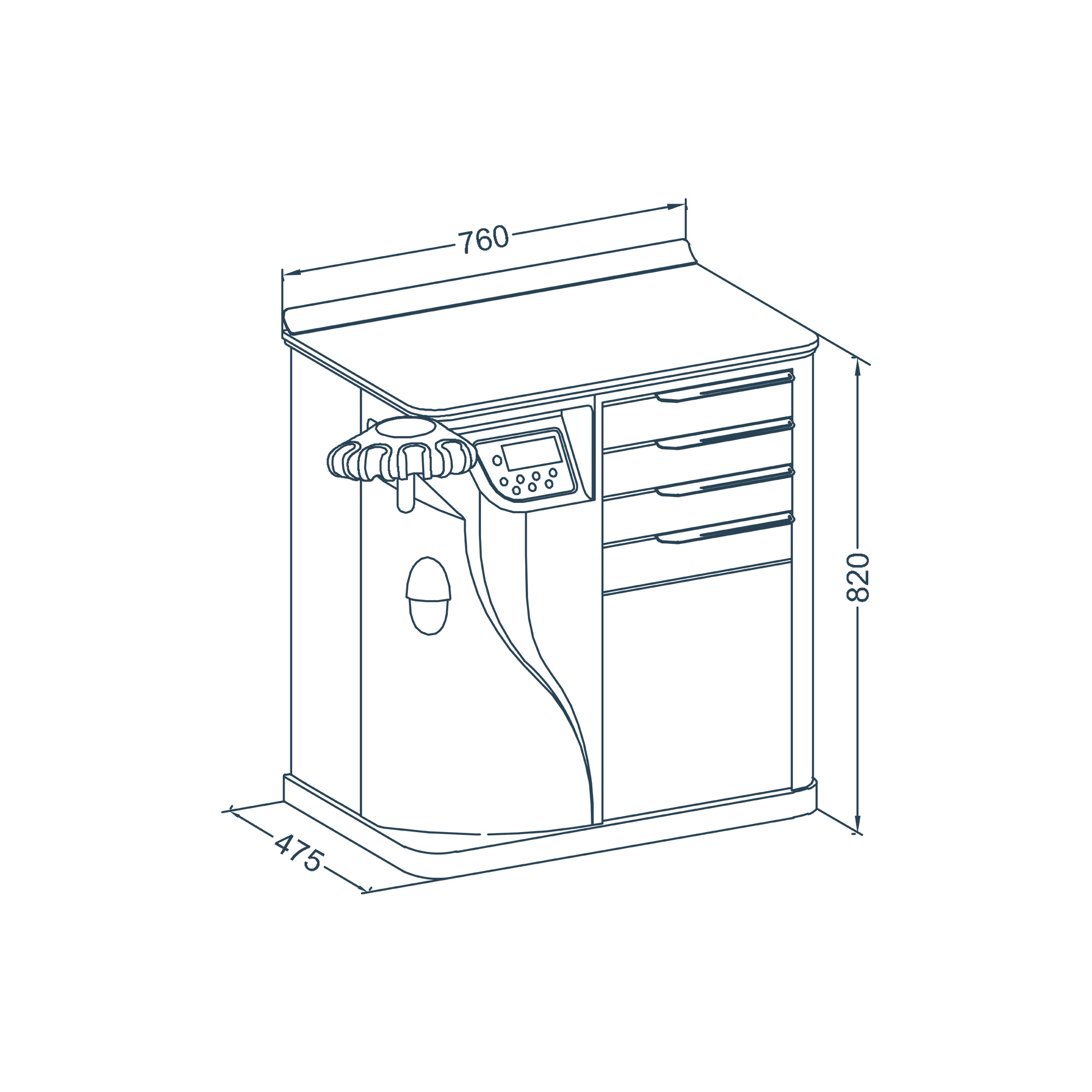 Podiatry unit Futura Plus