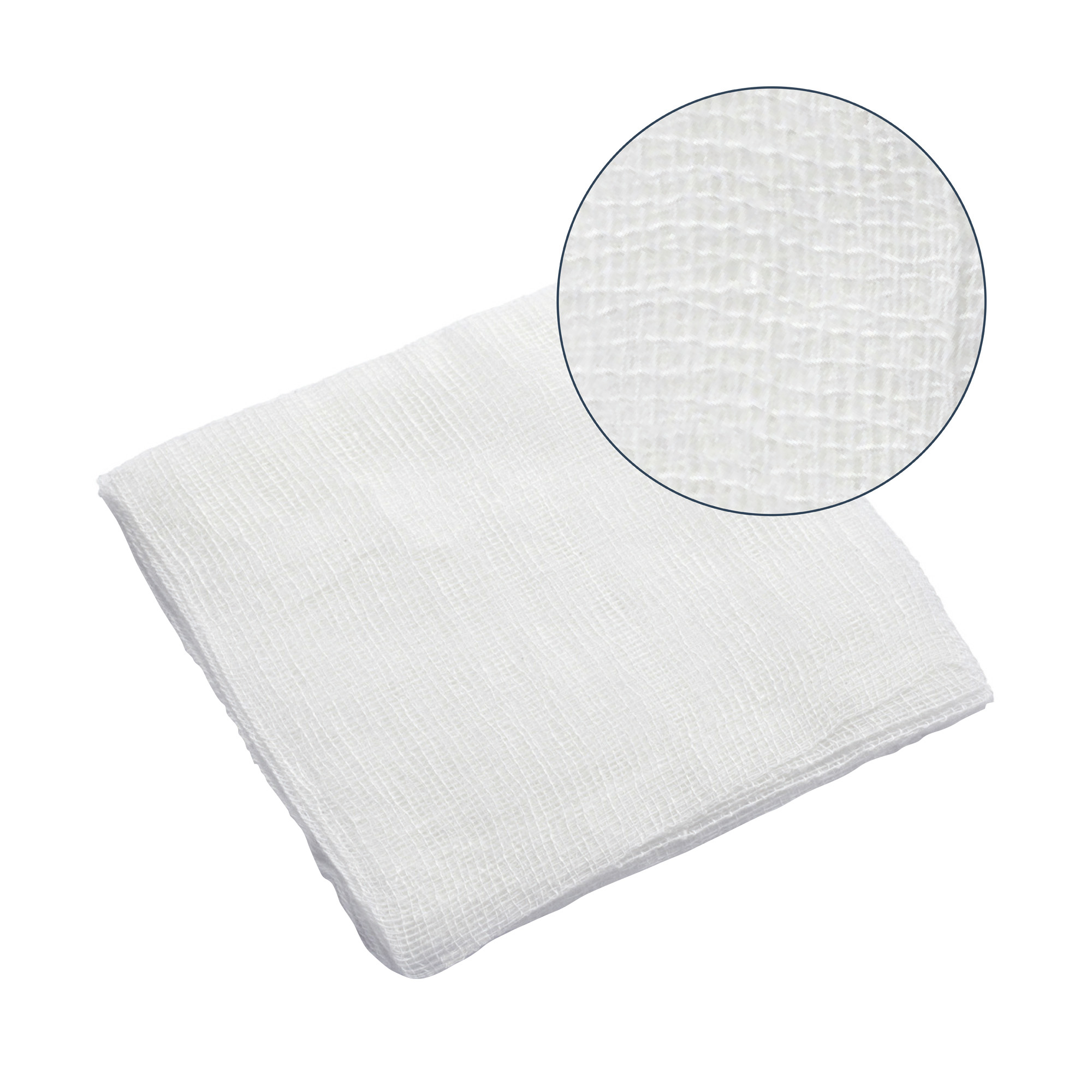 Non-sterile cotton gauze 7.5 x 7.5 cm 100 pcs