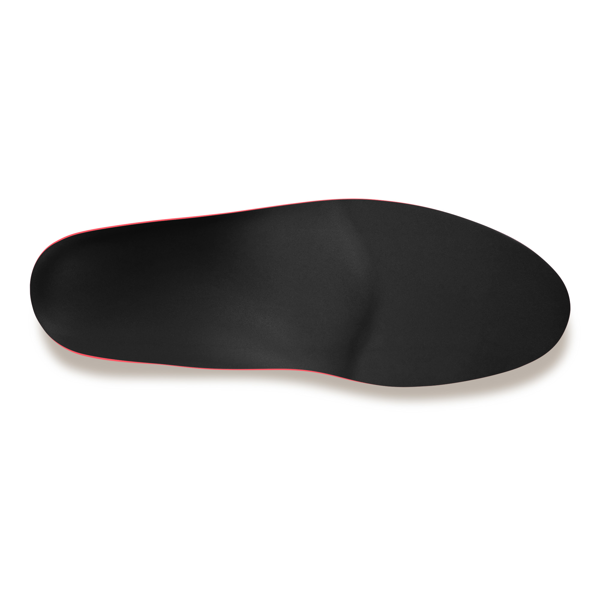 Semi-finished Comfort Insoles with metatarsal support, Poron and black coating