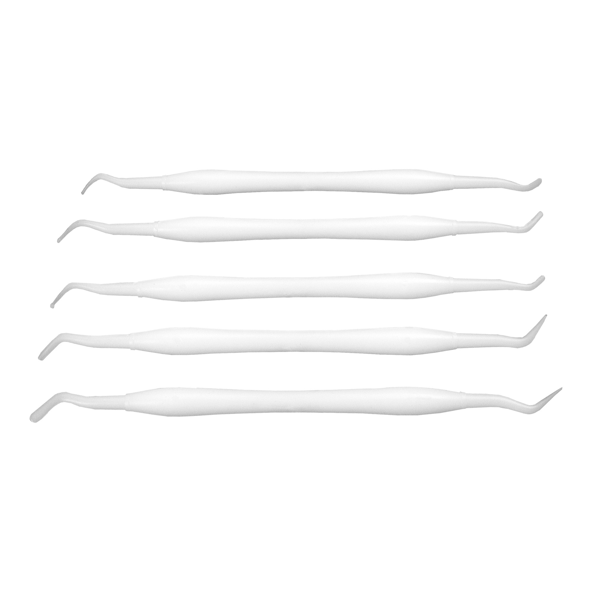 Spatules en plastique pour les résines composites 5 pièces