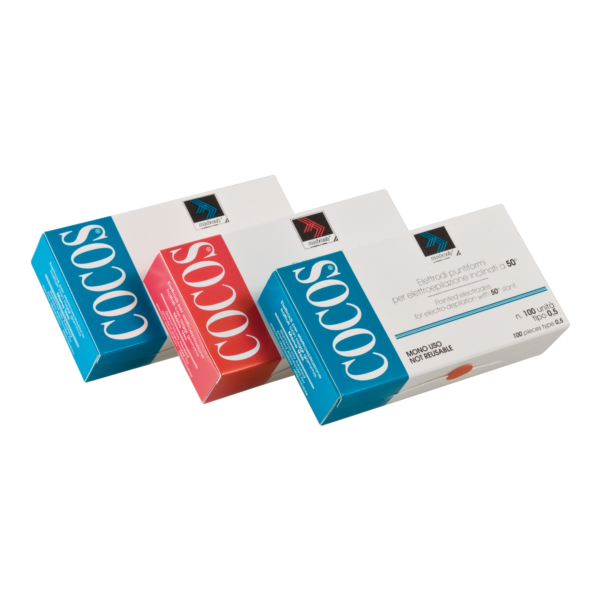 Elettrodi Cocos Inox per Elettroepilazione
