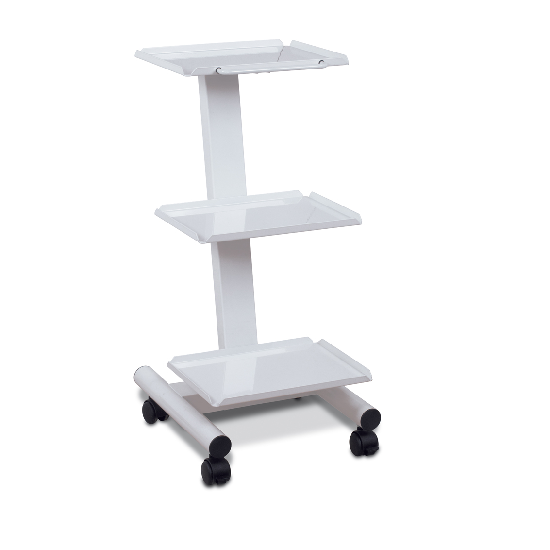 Multipurpose steel trolley 3 shelves