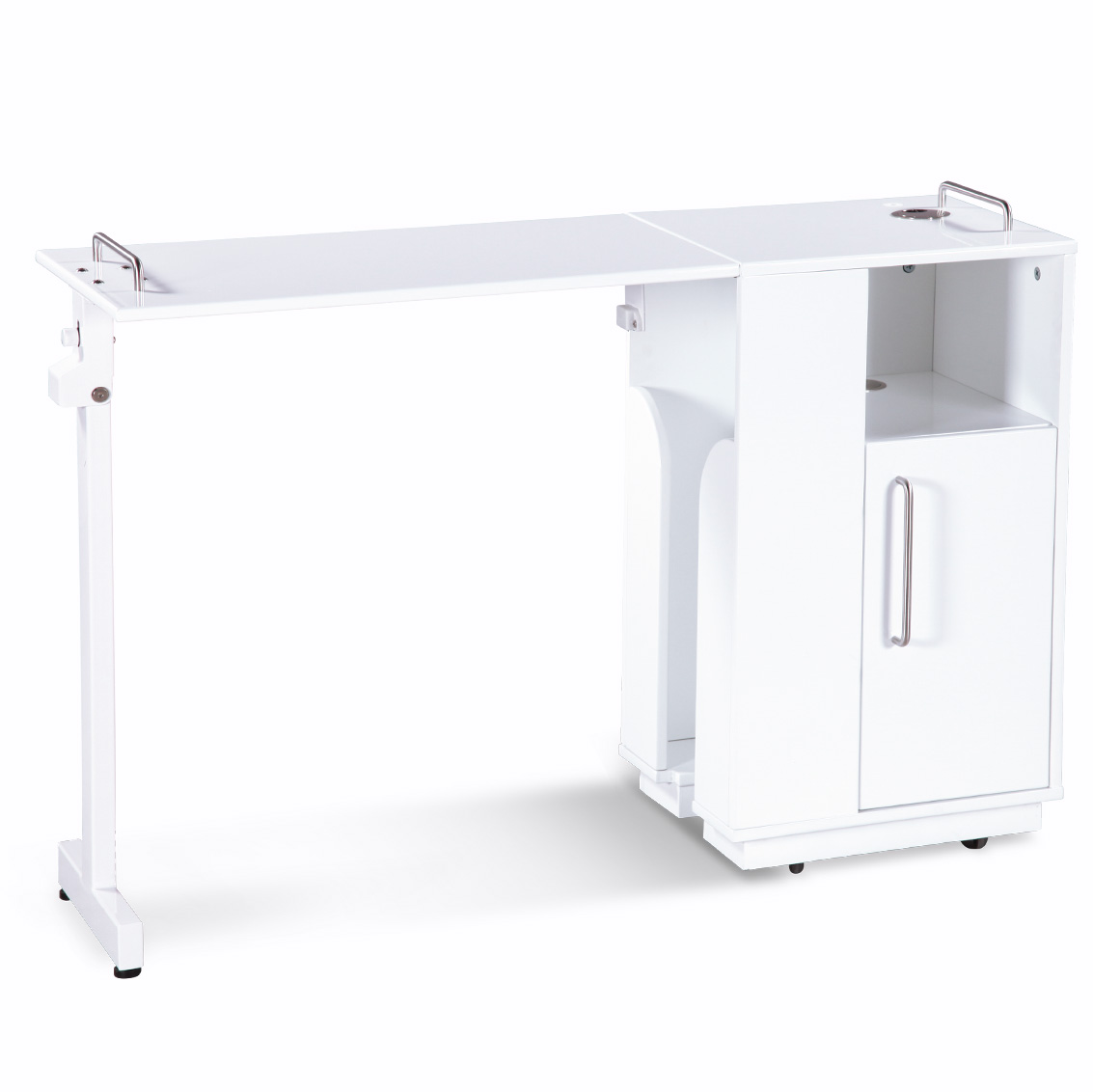 Compact folding professional manicure table