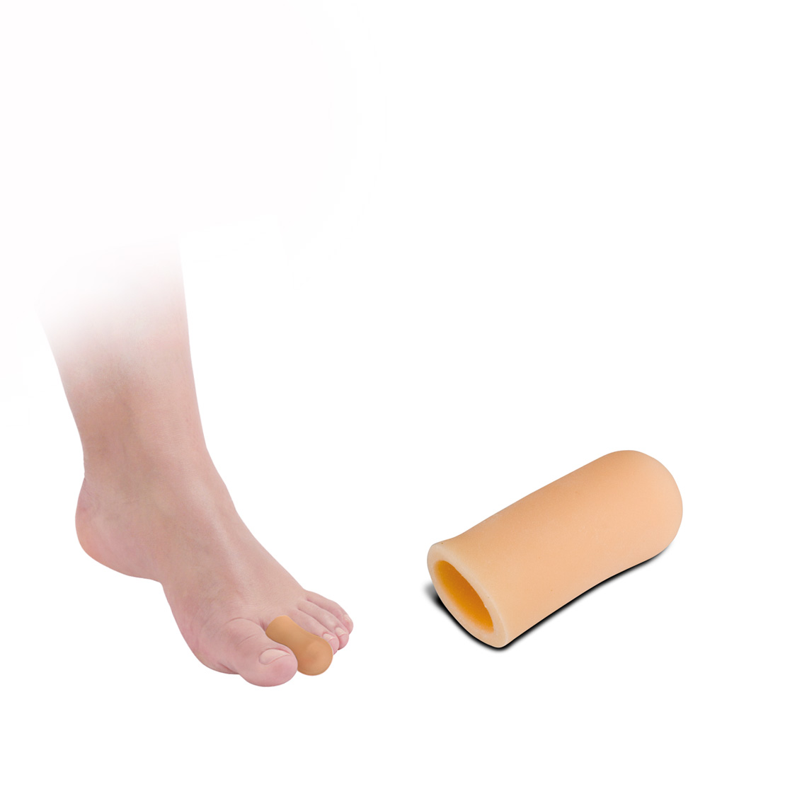 Toe protection skin