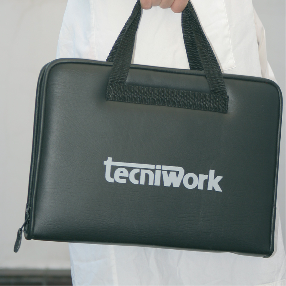 Black tool case with Tecniwork logo